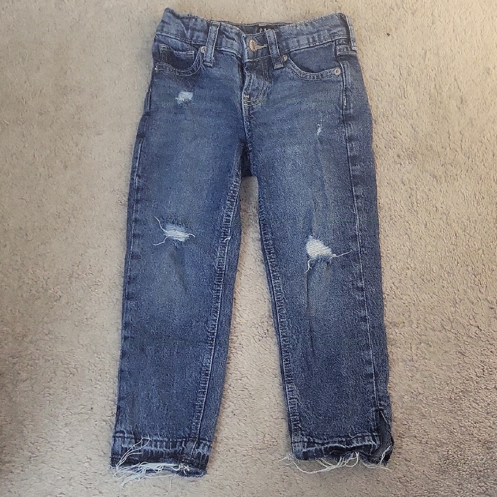 GAP Kids Blue Distressed Jeans